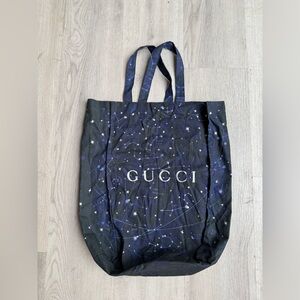 Gucci Special Edition Navy Constellation Astrology Tote